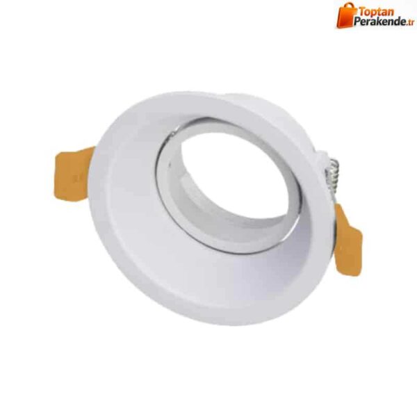 Cata CT-5001 Beyaz Yuvarlak Panter Spot Kasası